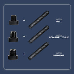 【carbon fibe extension】Crical Billiard  Cue extension with carbon fibe material suitable for PREDATOR MEZZ How Crical extension professional billiard accessories