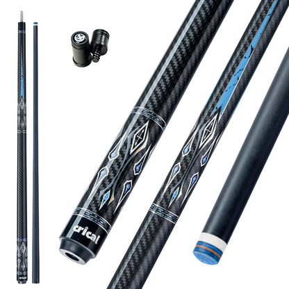 【CRICAL】CL-04 Carbon Fiber Pool Cue Stick with 12.5mm Tip Low Deflection shaft for Billiard Cue Sticks