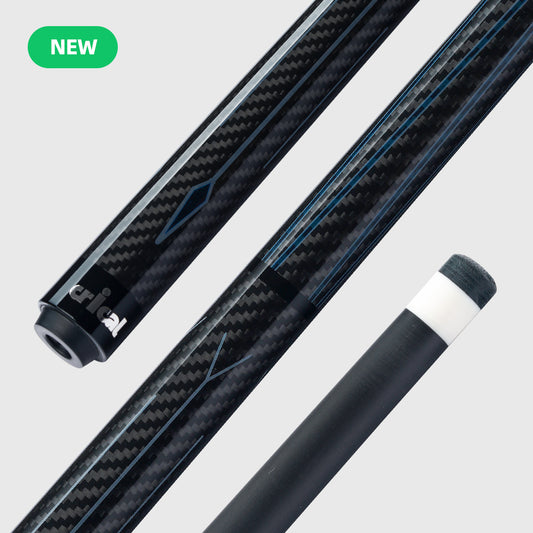 Crical 3 Cushion Billiard Cue Stick with Carbon Fiber Professional Carom Taper 12mm Tip 142 cm Libre Cue for Carom Cue