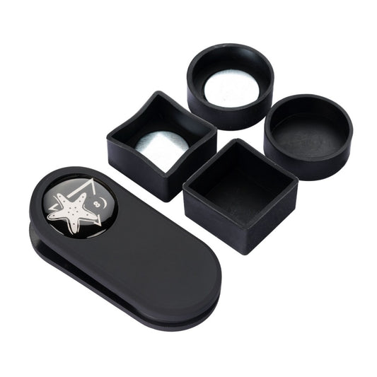 CRICAL Pool Cue Chalk Holder Magnetic Pool Chalk Holder Portable Billiard Holder Round