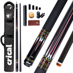 【CXD-3RF 】Carbon Fiber Pool Cue Stick with 12.5mm Tip leather grip Low Deflection shaft for Billiard Cue Sticks