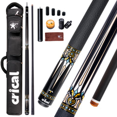 【CXD-3YF】Carbon Fiber Pool Cue Stick with 12.5mm Tip leather grip Low Deflection shaft for Billiard Cue Sticks