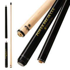 【CL-BJ】Break Jump Cue with 3 Piece  Heavy Hitter Jump Break Cue 13.2mm Tip Punch Cue Professional Jump Cue (Black)