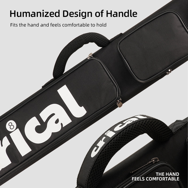 【Crical】 6 holes Cue Case（White/Blue/Black/Brown）