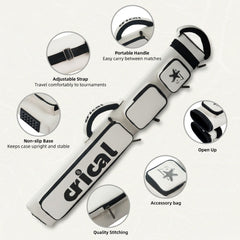 【Cue Case】Pool Cue Case with 6 Holes 2*4 case 2 butts 4 shafts pool cue bag for 1/2 Billiard cue cases