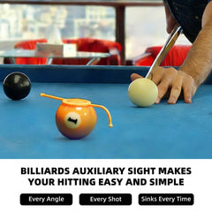 CRICAL 3-Pack Billiards Aiming Trainer, Pool Cue Aiming Aid for Precision Practice and Skill Development, Designed for Beginners and All Players Practicing Pool