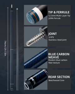 【CL pro 4 G】CRICAL CL-PRO-4 58-Inch Carbon Fiber Pool Cue