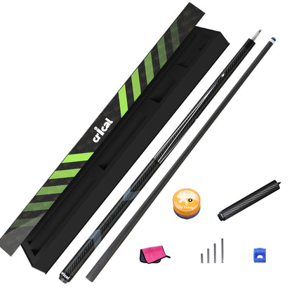 【Crical】CL-01 Carbon Fiber Pool Cue Stick with 12.5mm Tip Low Deflection shaft for Billiard Cue Sticks