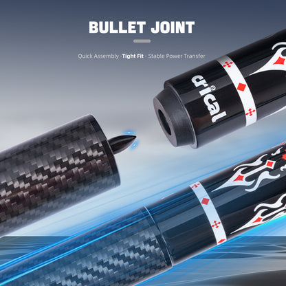 Crical Billiard  Cue extension with carbon fibe material suitable for PREDATOR MEZZ How Crical extension professional billiard accessories