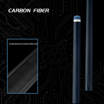【CRICAL】CL-04 Carbon Fiber Pool Cue Stick with 12.5mm Tip Low Deflection shaft for Billiard Cue Sticks