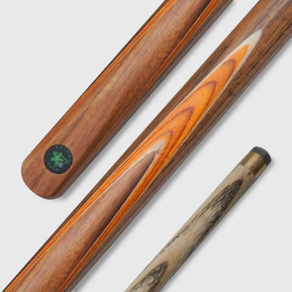 【CRICAL】3/4 Split Snooker Cues with 10-10.2mm Tip and Extension Cases for Professional Snooker Cue Stick(Tianzun-yellow)