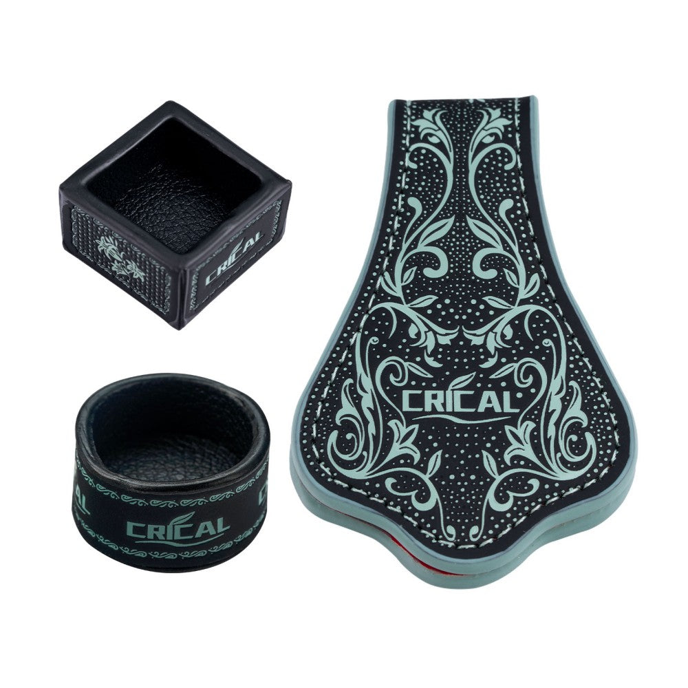 CRICAL Portable Magnetic Pool Chalk Holder Square Chalk Cube Holder Billiard Cue Accessory Gift Idea