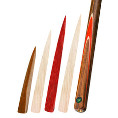 【Snooker】3/4 Split Snooker Cues with 10-10.2mm Tip and Extension Cases for Professional Snooker Cue Stick(Tianzun-Blue)