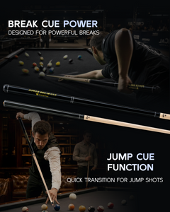 【WR+BREAK JUMP】CRICAL Carbon Fiber Pool Cue Set with Maple Break/Jump Cue