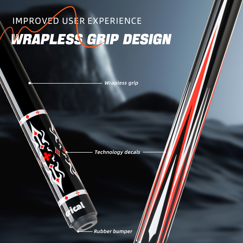 【CRICAL】 CL-pro3 Carbon Fiber Pool Cue Stick with 12.5mm Tip Low Deflection shaft for Billiard Cue Sticks
