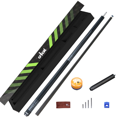 【CRICAL】CL-02 Carbon Fiber Pool Cue Stick with 12.5mm Tip Low Deflection shaft for Billiard Cue Sticks