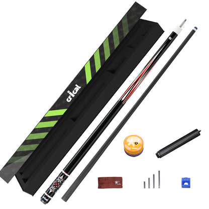 【CRICAL】 CL-pro3 Carbon Fiber Pool Cue Stick with 12.5mm Tip Low Deflection shaft for Billiard Cue Sticks