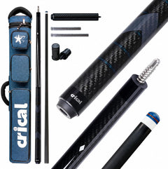 【CL-01】CRICAL Carbon Fiber Pool Cue Stick with 12.5mm Tip Low Deflection shaft for Billiard Cue Sticks