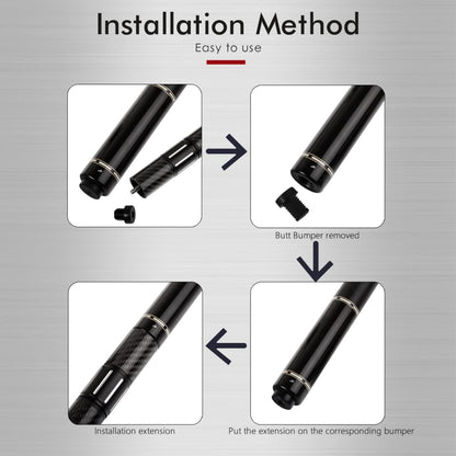 【 Butt 】Billiard Cue Rubber Bumper Pool Cue Block Butt Connected Extension Multifunction Billiards Accessories