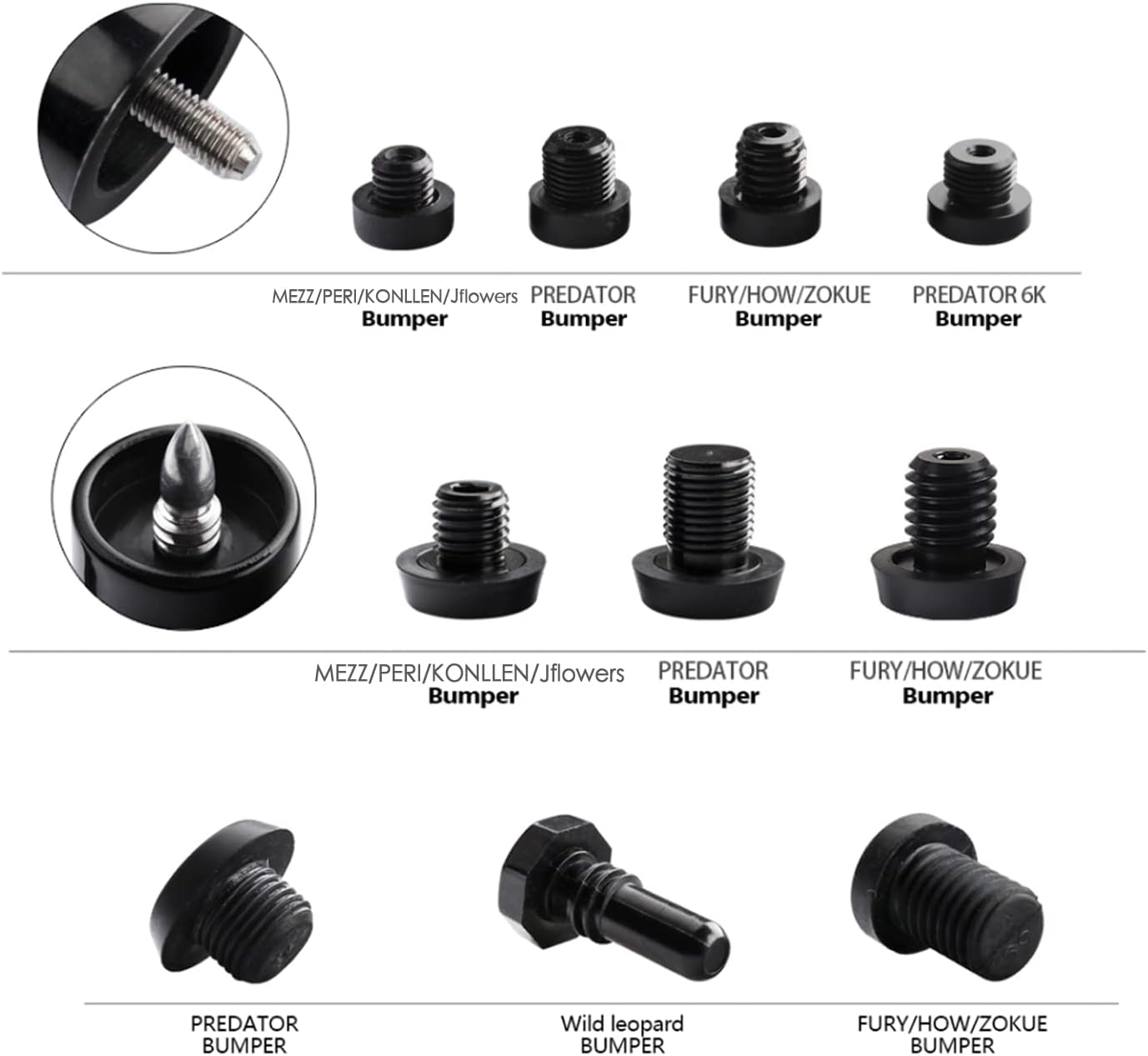 【 Butt 】Billiard Cue Rubber Bumper Pool Cue Block Butt Connected Extension Multifunction Billiards Accessories