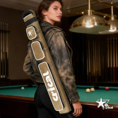 【CRICAL】 Pool Cue Case with 6 Holes 2*4 case 2 butts 4 shafts for 1/2 Billiard cue cases