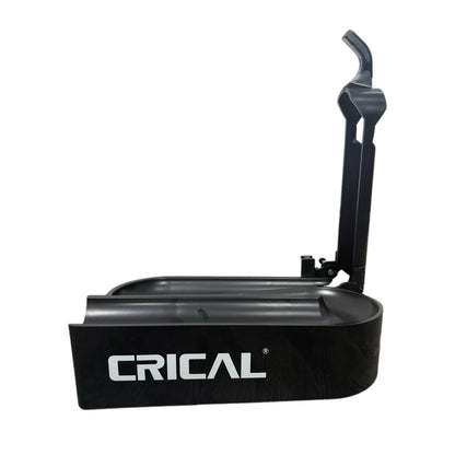 【CRICAL】 Billiards Training Aid, No Screw Assembly Required with ABS Pool Practice Trainer, Rubber Band Rebound System, Non-Slip Protective Base, Carrying Bag Included