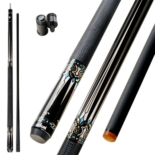 【CRICAL】CXD-3YF Carbon Fiber Pool Cue Stick with 12.5mm Tip leather grip Low Deflection shaft for Billiard Cue Sticks
