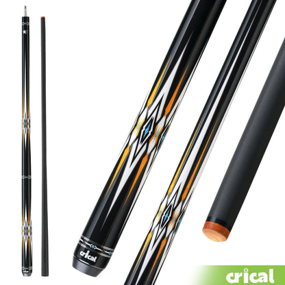 【CRICAL】CXD-1BF Carbon Fiber Pool Cue Stick with 12.5mm Tip Low Deflection shaft for Billiard Cue Sticks