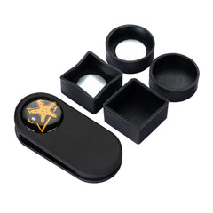 CRICAL Pool Cue Chalk Holder Magnetic Pool Chalk Holder Portable Billiard Holder Round
