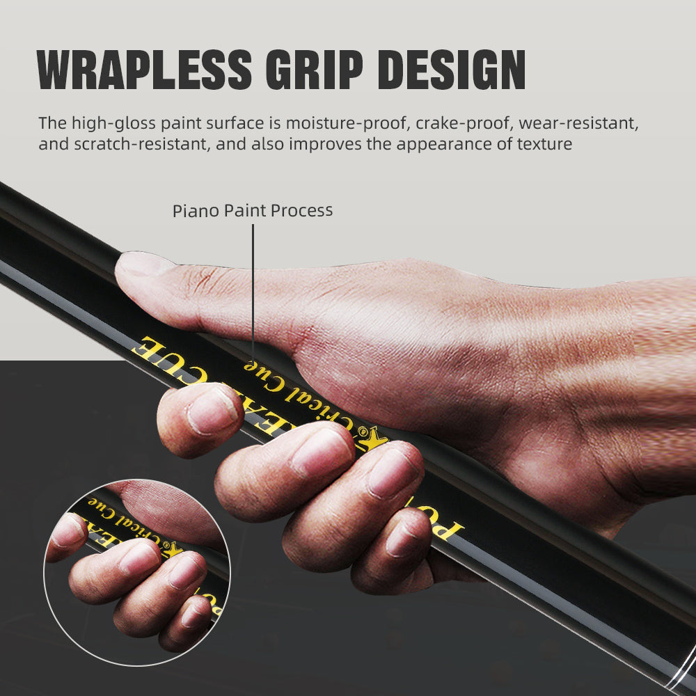 【CRICAL】Break Jump Cue with 3 Piece  Heavy Hitter Jump Break Cue 13.2mm Tip Professional Punch Jump Cue