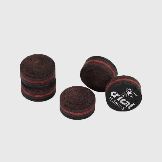 【Crical】Billiard Tips with Rainbow Tips 11/14mm Multilayer Pig Skin Cue Tips for Snooker Cue Tips for Billiards Cue Tip Accessories
