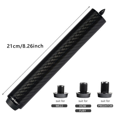 Crical Billiard  Cue extension with carbon fibe material suitable for PREDATOR MEZZ How Crical extension professional billiard accessories