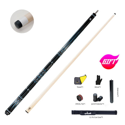 【Crical】AE-NT1 illiard Pool Cue Stick Set, Maple Shaft, 3/8x10 Joint Case Set 1/2 Stick 10.5/11.5/12.5mm Smooth Grip