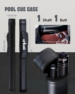 【CRICAL】VP-1 VP-2 Carbon Fiber Pool Cue Stick - 58" Professional Pool Cue with 12.5mm Tip & 3/8x8 Joint Billiard Stick