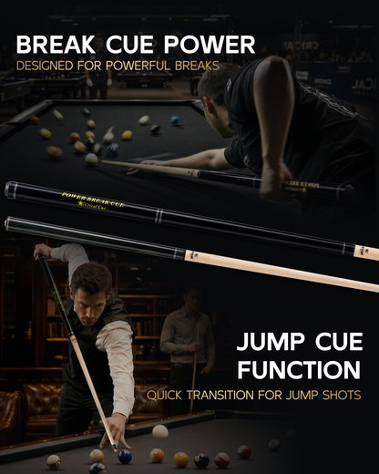 【CXD】CRICAL Pro Taper Carbon Fiber Pool Cue Set with Maple Jump Break Cue