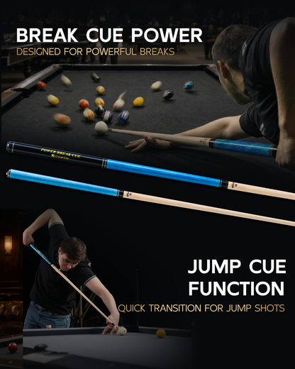 【CXD】CRICAL Pro Taper Carbon Fiber Pool Cue Set with Maple Jump Break Cue
