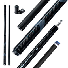 【CL-01 Pro Taper】 CRICAL Carbon Fiber Pool Cue Stick | Low Deflection Billiard Cue with 3/8x8 Joint & 12.5mm Tip
