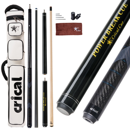 【CL-01/03/04】CRICAL Carbon Fiber Pool Cue Set with Maple Jump Break Cue