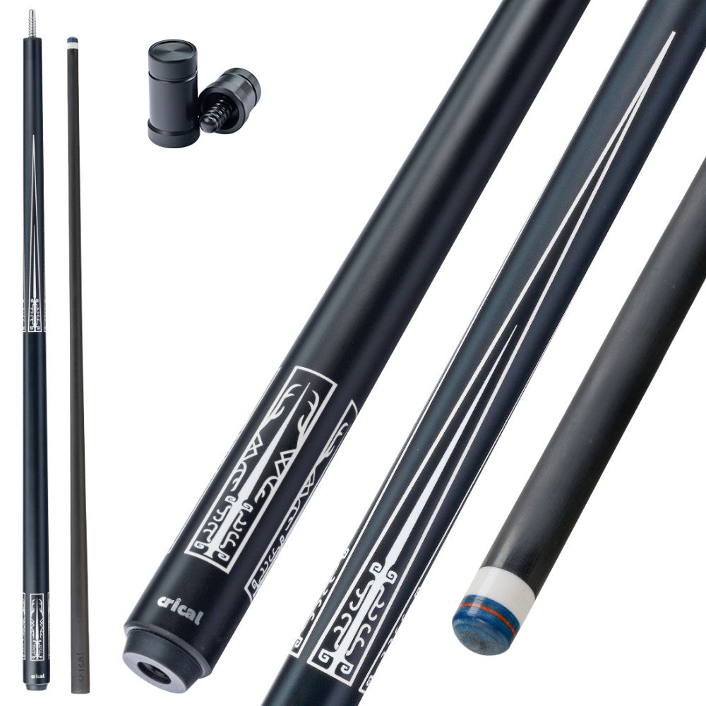 【CRICAL】CL-01/2/3/4Carbon Fiber Pool Cue Stick with 12.5mm Tip Low Deflection shaft for Billiard Cue Sticks(ship from USA)