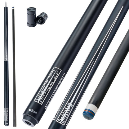 【CRICAL】CL-01/2/3/4Carbon Fiber Pool Cue Stick with 12.5mm Tip Low Deflection shaft for Billiard Cue Sticks(ship from USA)
