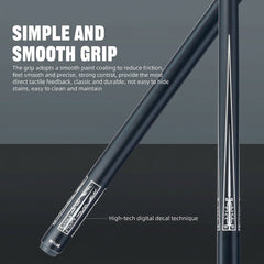 【CL-02】Carbon Fiber Pool Cue Stick with 12.5mm Tip Low Deflection shaft for Billiard Cue Sticks