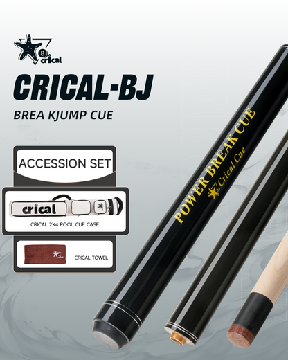 【CRICAL】Break Jump Cue with 3 Piece  Heavy Hitter Jump Break Cue 13mm Tip Punch Cue Professional Jump Cue (Ship from USA)