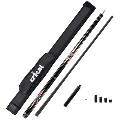【CRICAL】CXD-1RF Carbon Fiber Pool Cue Stick with 12.5mm Tip Low Deflection shaft for Billiard Cue Sticks