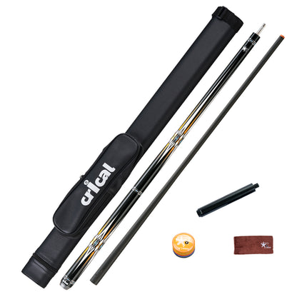 【CRICAL】CXD-2F Carbon Fiber Pool Cue Stick with 12.5mm Tip leather grip Low Deflection shaft for Billiard Cue Sticks