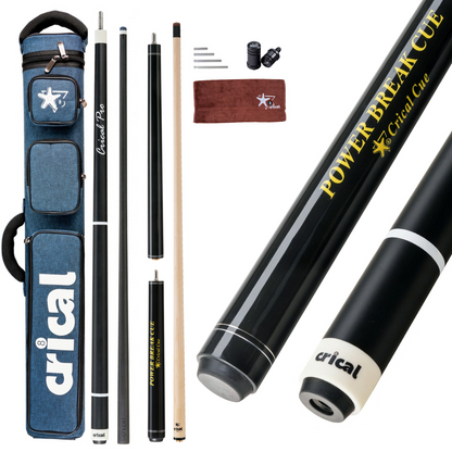 【CL-01/03/04】CRICAL Carbon Fiber Pool Cue Set with Maple Jump Break Cue