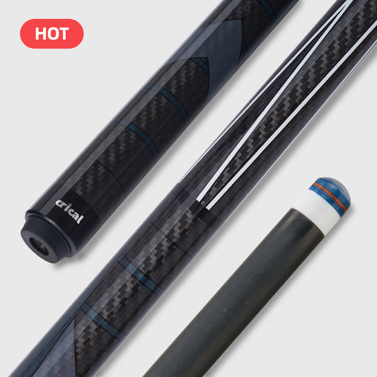 【Crical】CL-01 Carbon Fiber Pool Cue Stick with 12.5mm Tip Low Deflection shaft for Billiard Cue Sticks