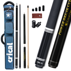 【WR+BREAK JUMP】CRICAL Carbon Fiber Pool Cue Set with Maple Break/Jump Cue