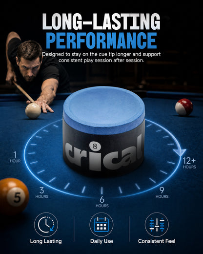 【CL chalk】CRICAL Low Dust Round Billiard Chalk Gift Box