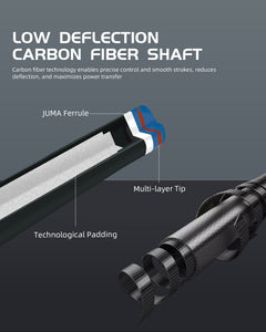 【CL-01】CRICAL Carbon Fiber Pool Cue Stick with 12.5mm Tip Low Deflection shaft for Billiard Cue Sticks
