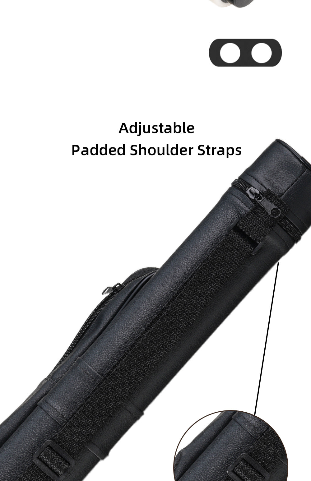 【CRICAL】2 holes Cue Case